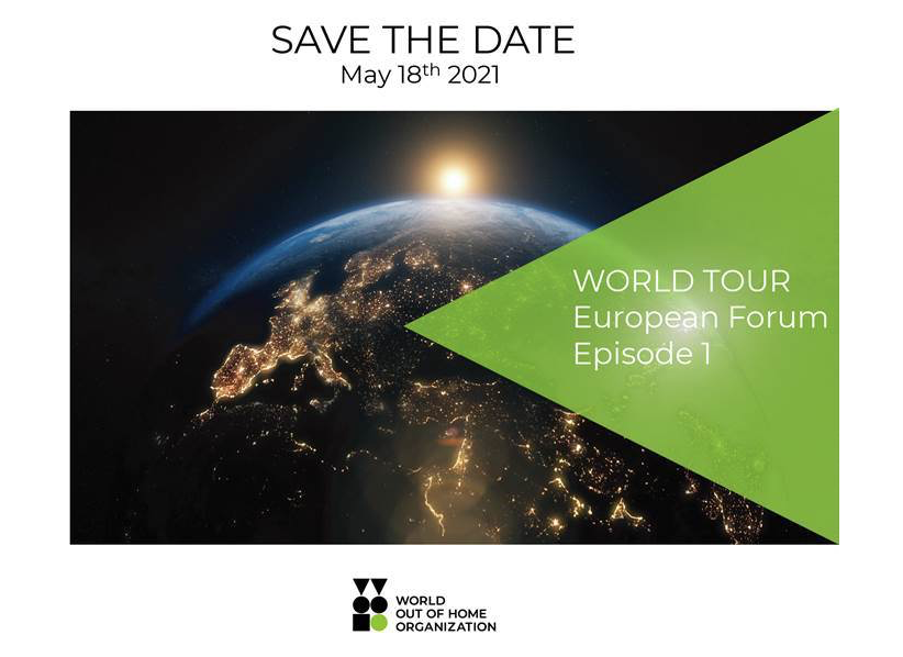 World Out of Home Organization’s May 18 European Forum is now open for Registration